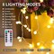 Globe String Lights 32FT 100 LED Fairy Lights USB Model 8 Modes with Remote Control Device Waterproof Outdoor Indoor Warm White String Lights for Bedroom,Garden,Party,Wedding Decorations